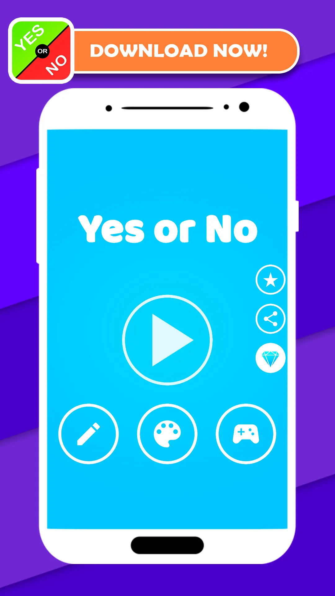 Yes or No Questions game | Indus Appstore | Screenshot