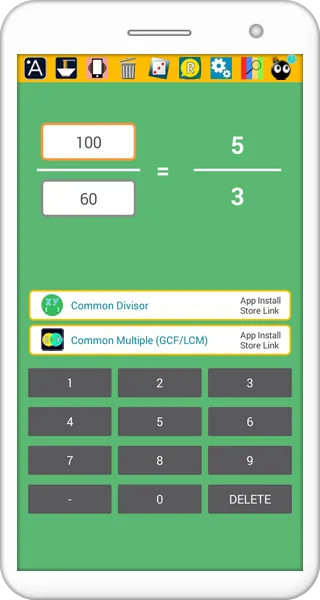 Fraction: Automatic Calculator | Indus Appstore | Screenshot