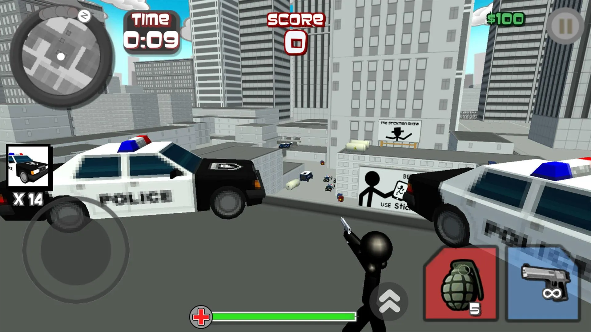 Stickman City Shooting 3D | Indus Appstore | Screenshot