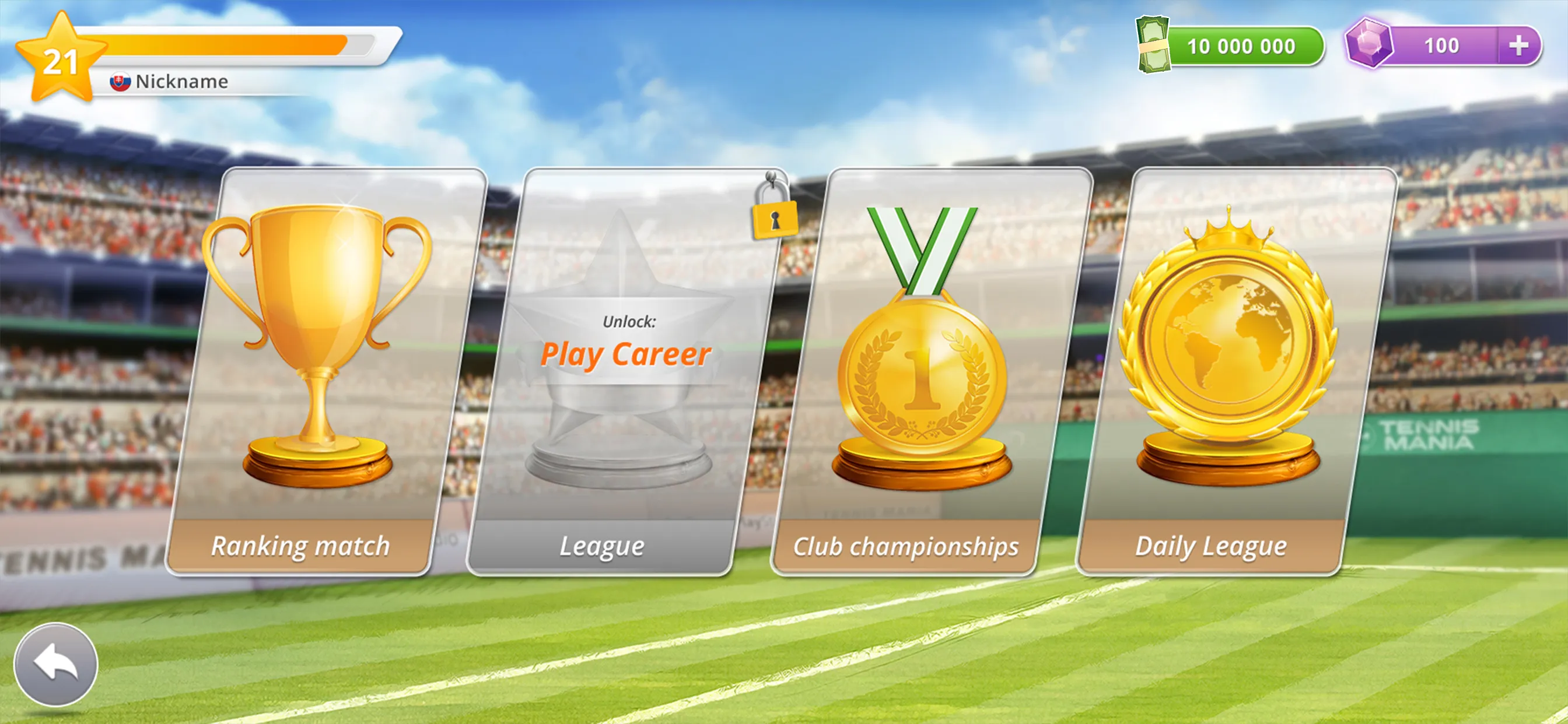 Tennis Mania Mobile | Indus Appstore | Screenshot