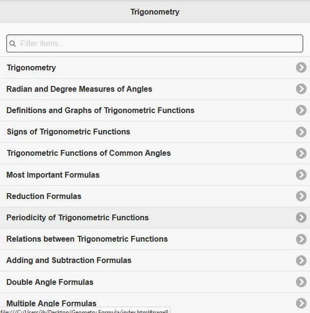 All Geometry Formula | Indus Appstore | Screenshot