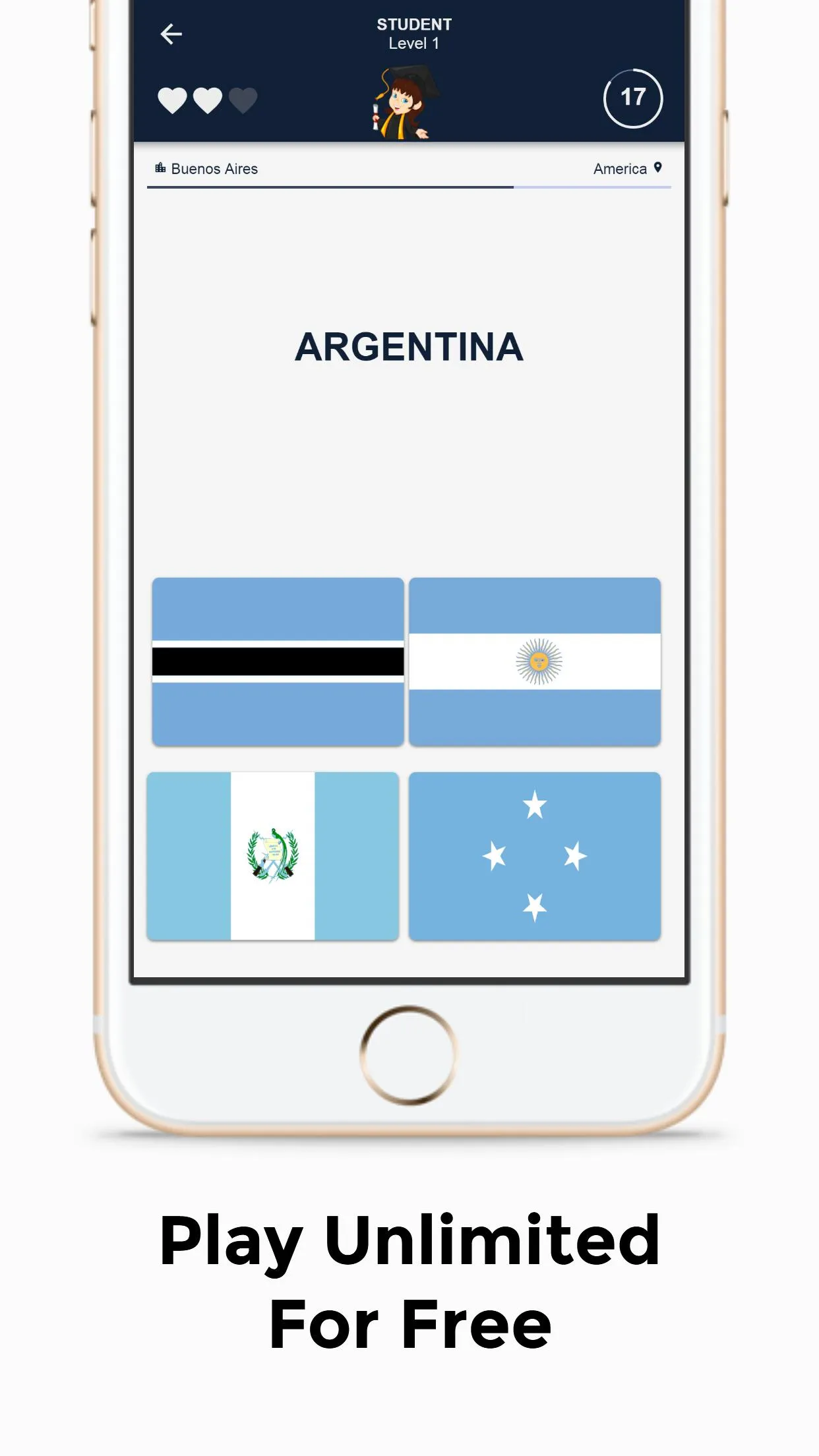 World Flags Trivia Quiz | Indus Appstore | Screenshot