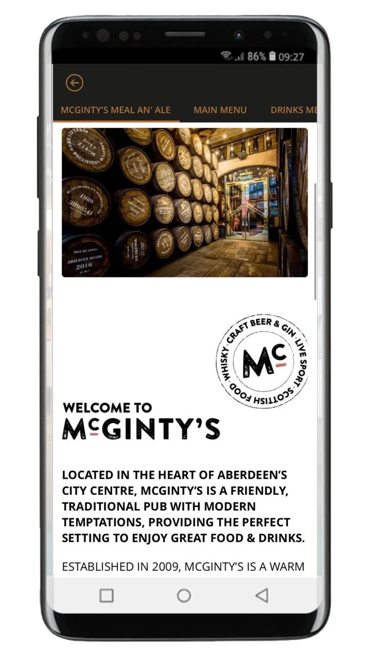 The McGinty's Group | Indus Appstore | Screenshot