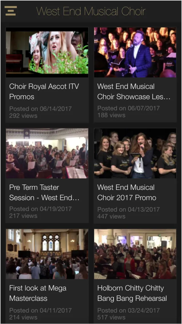 West End Musical Choir | Indus Appstore | Screenshot