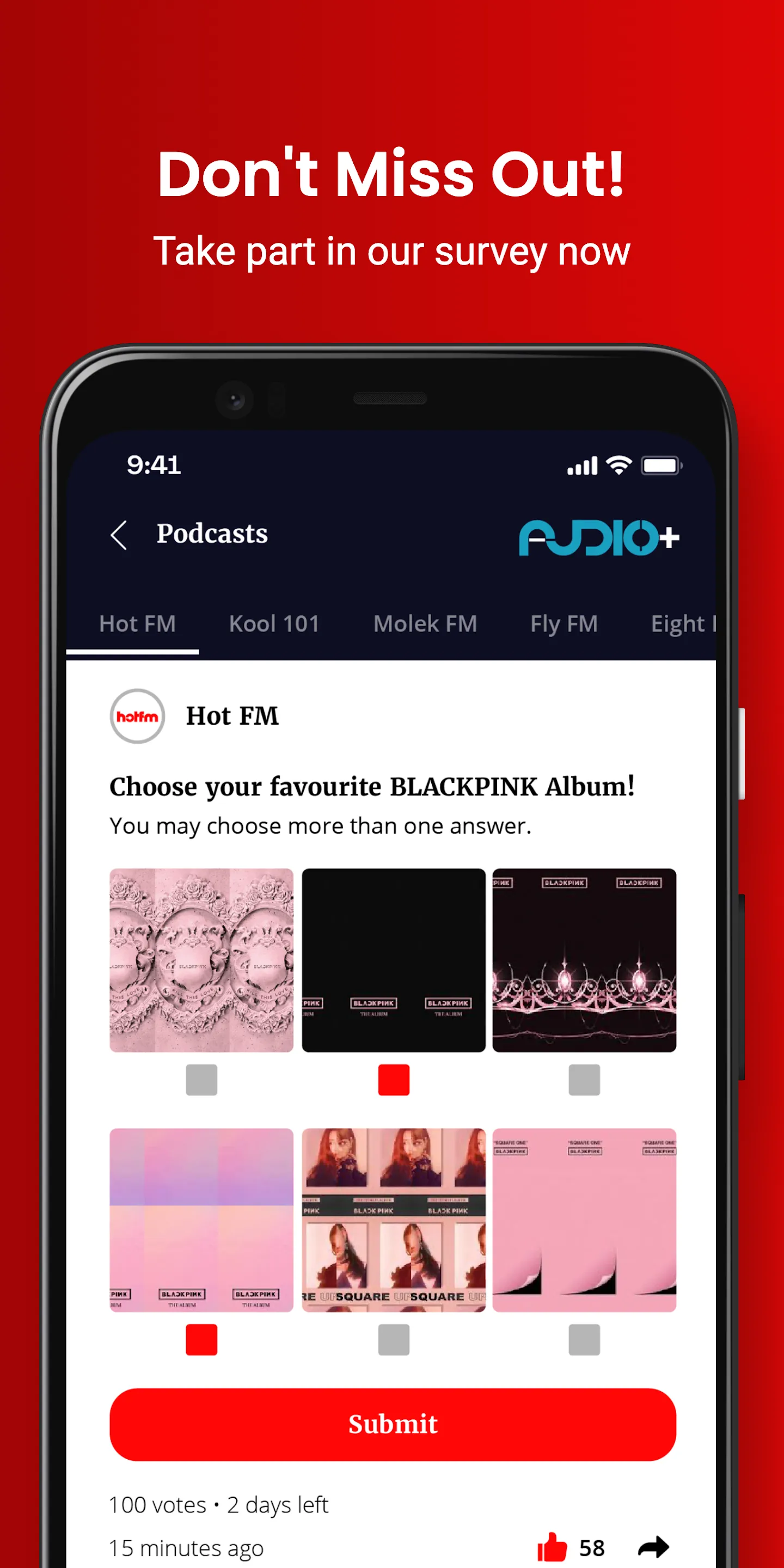 Audio+ (Formerly Hot FM) | Indus Appstore | Screenshot