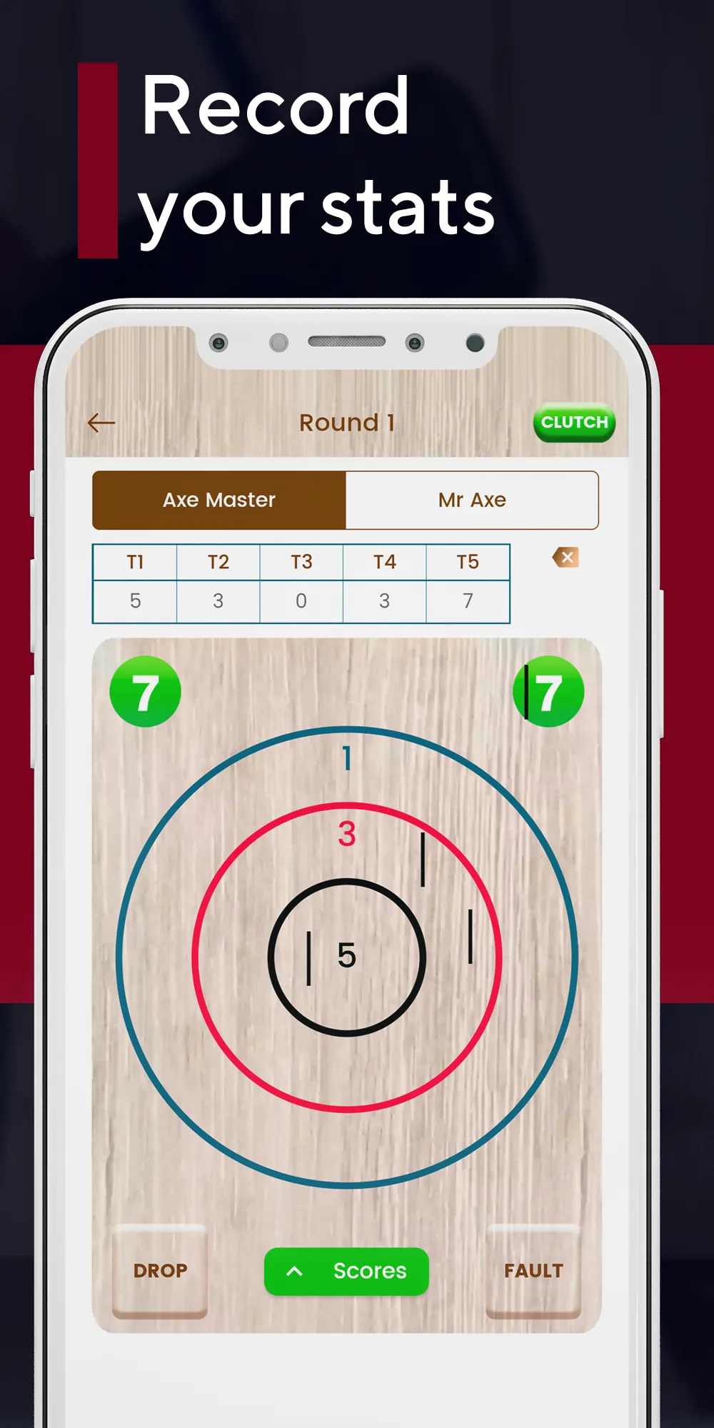 Axe Throwing Scoreboard | Indus Appstore | Screenshot