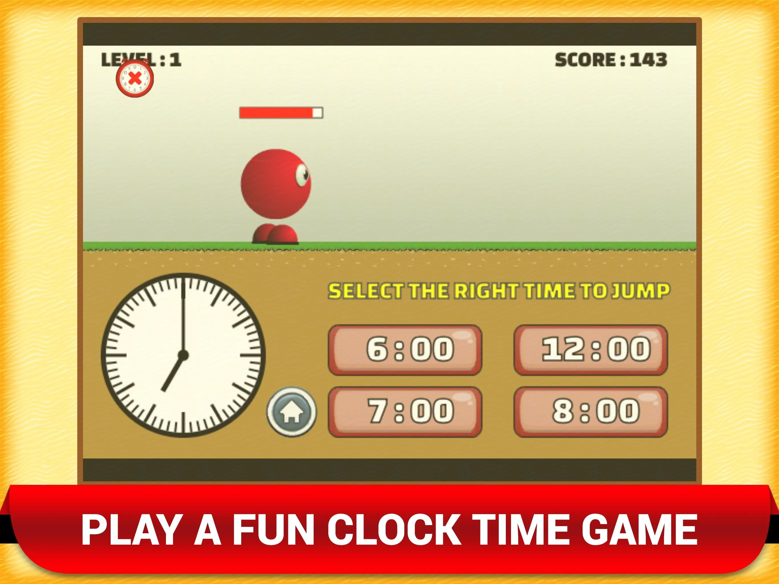 Learning Clock Math Time Game | Indus Appstore | Screenshot