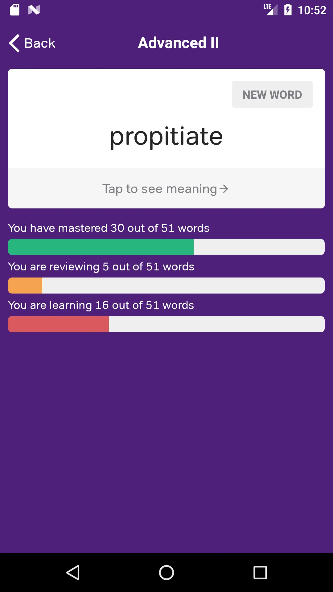 GRE Vocabulary Flashcards | Indus Appstore | Screenshot