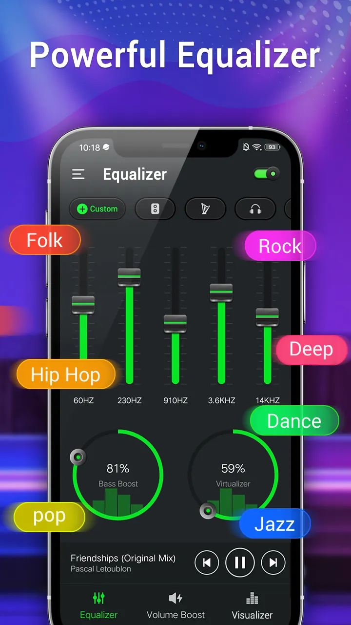 Bass Booster & Equalizer | Indus Appstore | Screenshot