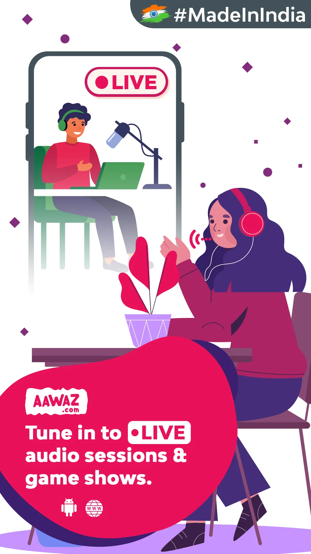 Aawaz Podcasts & Audio Stories | Indus Appstore | Screenshot