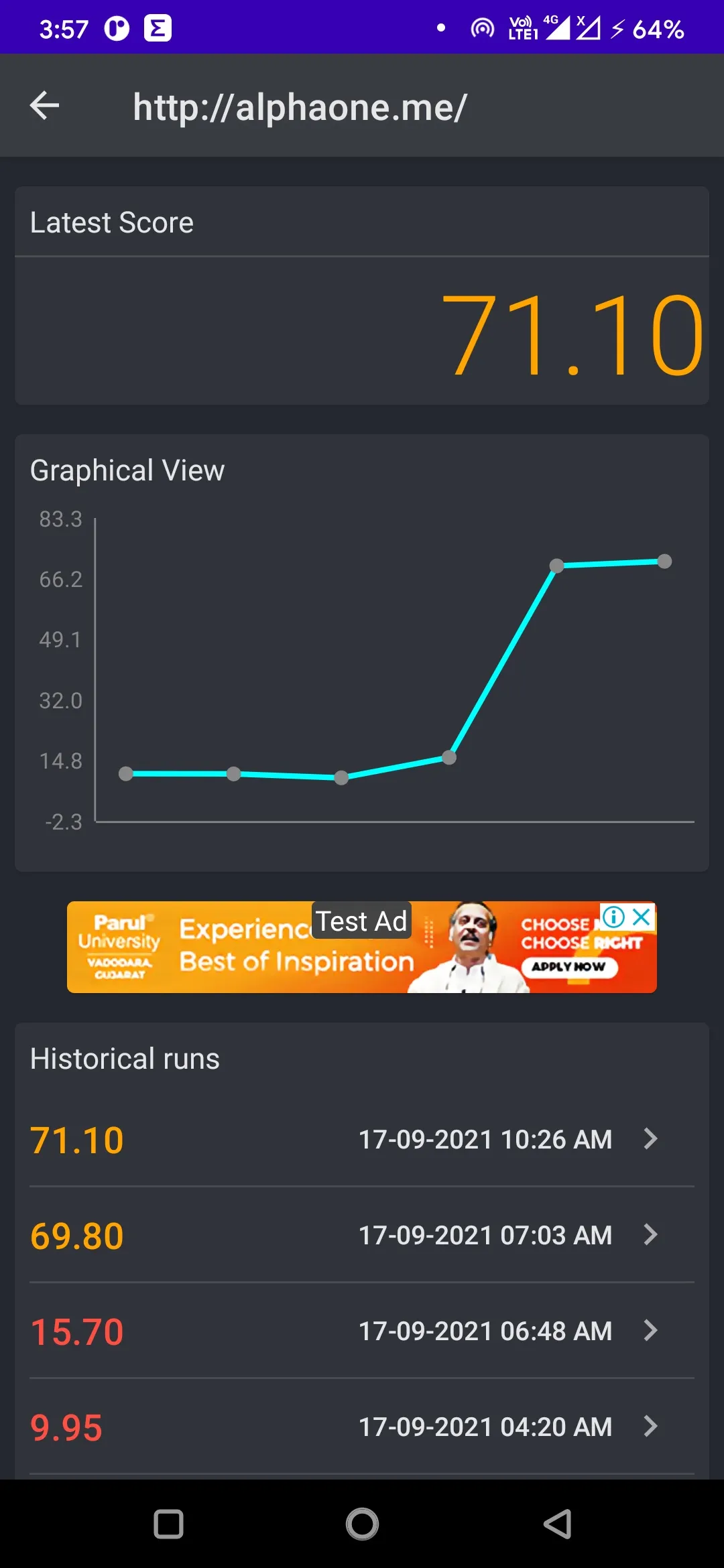 Webpage Speed Test | Indus Appstore | Screenshot