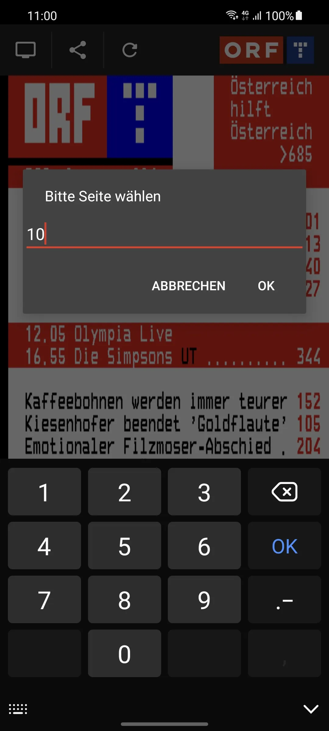 ORF TELETEXT | Indus Appstore | Screenshot