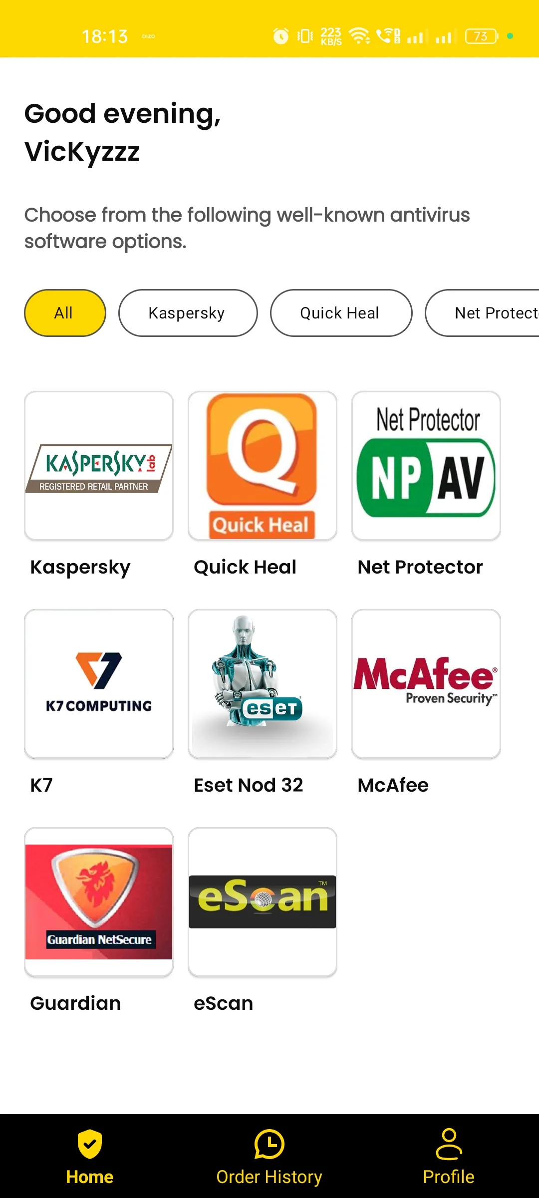 Antivirus Keys | Indus Appstore | Screenshot