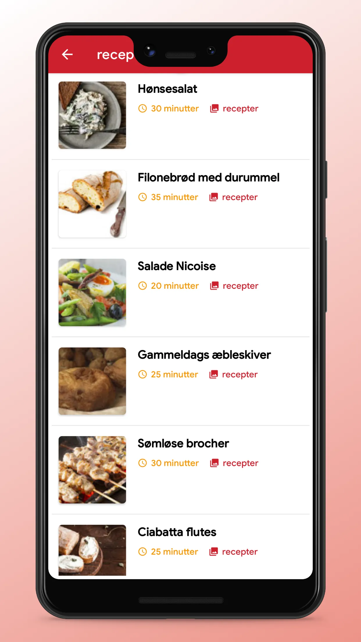 Danish Recipes - Food App | Indus Appstore | Screenshot