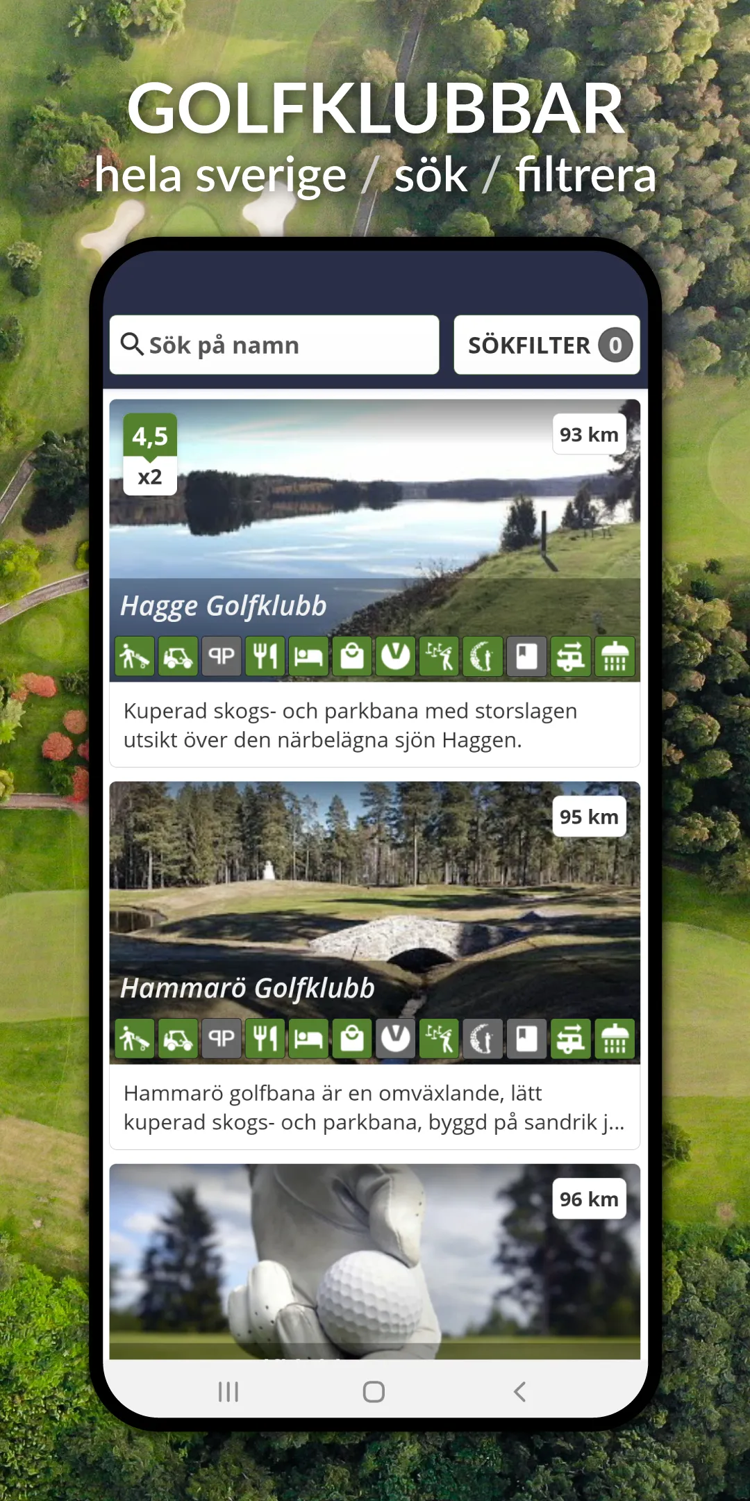 Golf i Sverige | Indus Appstore | Screenshot