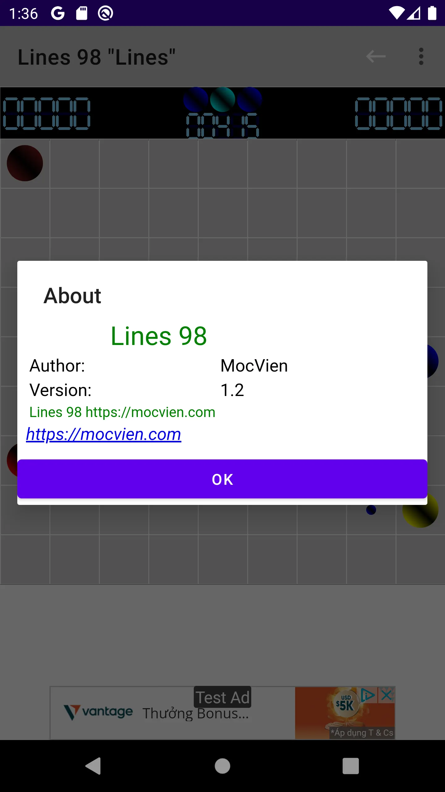 Lines 98 - The classic game | Indus Appstore | Screenshot