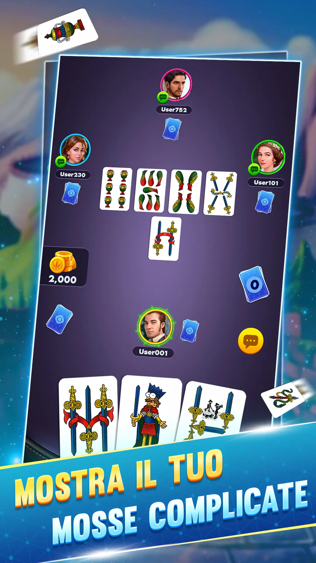 Scopa Briscola Italian Game | Indus Appstore | Screenshot