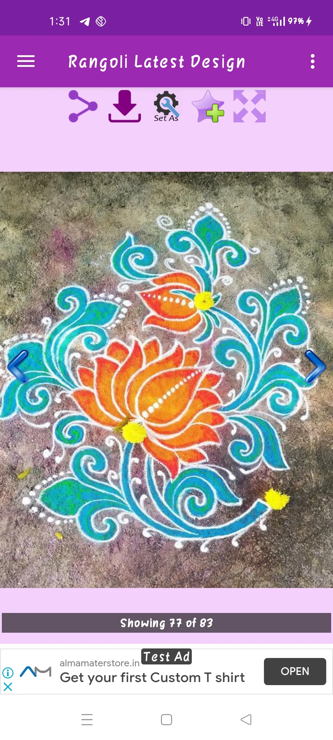 Rangoli Latest Design | Indus Appstore | Screenshot