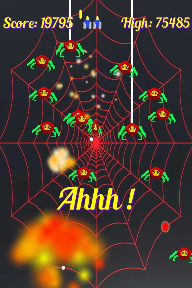 Attack of the space spiders | Indus Appstore | Screenshot