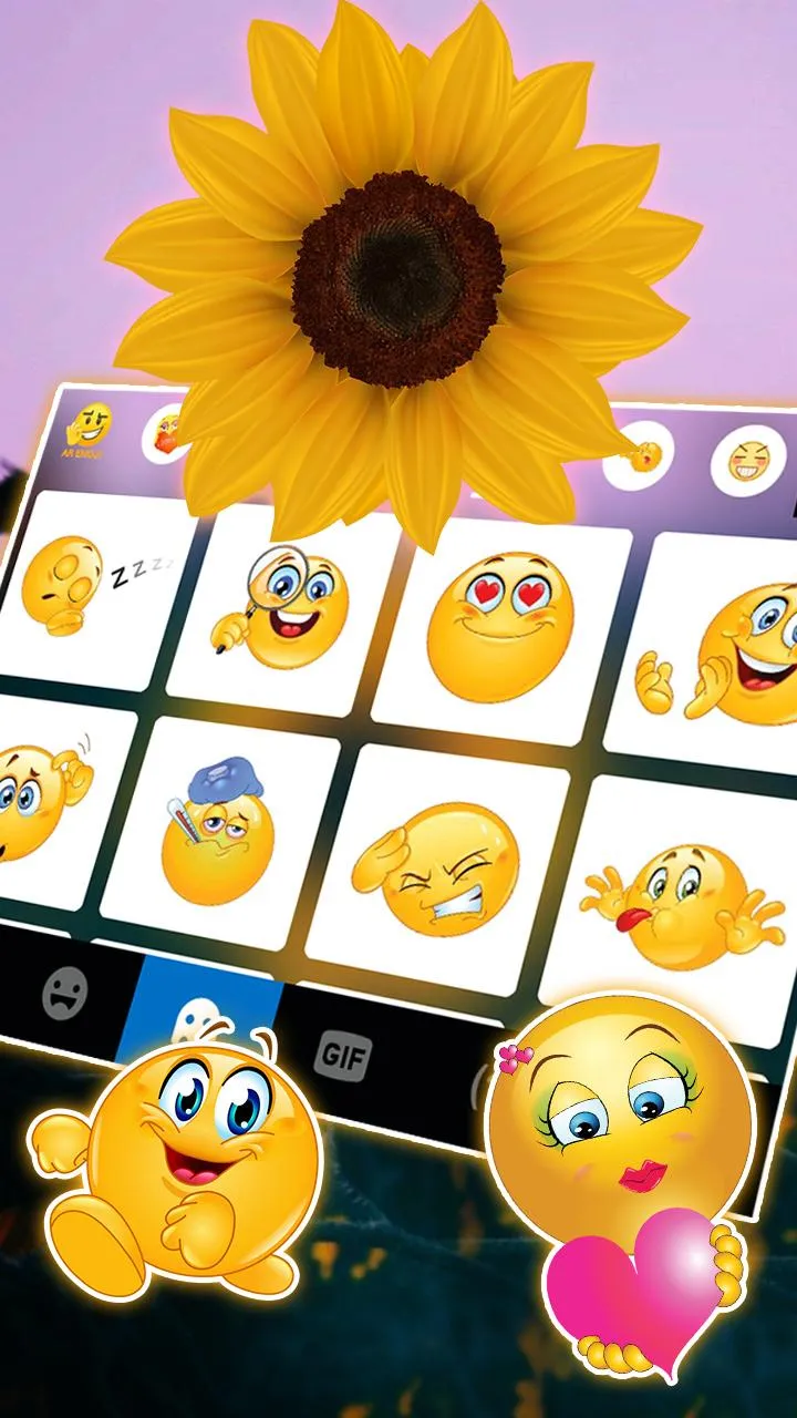 Sunflower Keyboard Theme | Indus Appstore | Screenshot