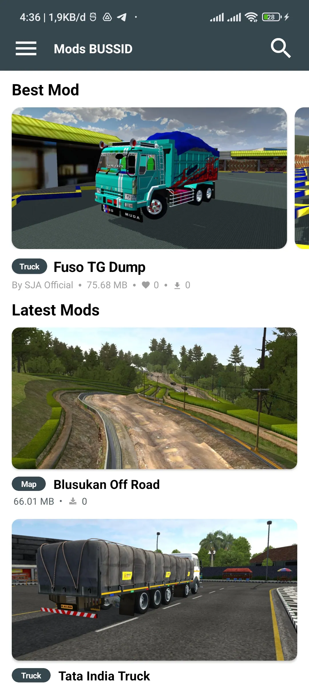 Modified Thar Mod Bussid | Indus Appstore | Screenshot