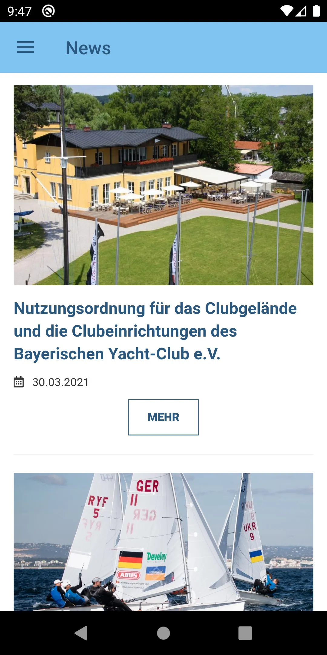 Bayerischer Yacht-Club | Indus Appstore | Screenshot