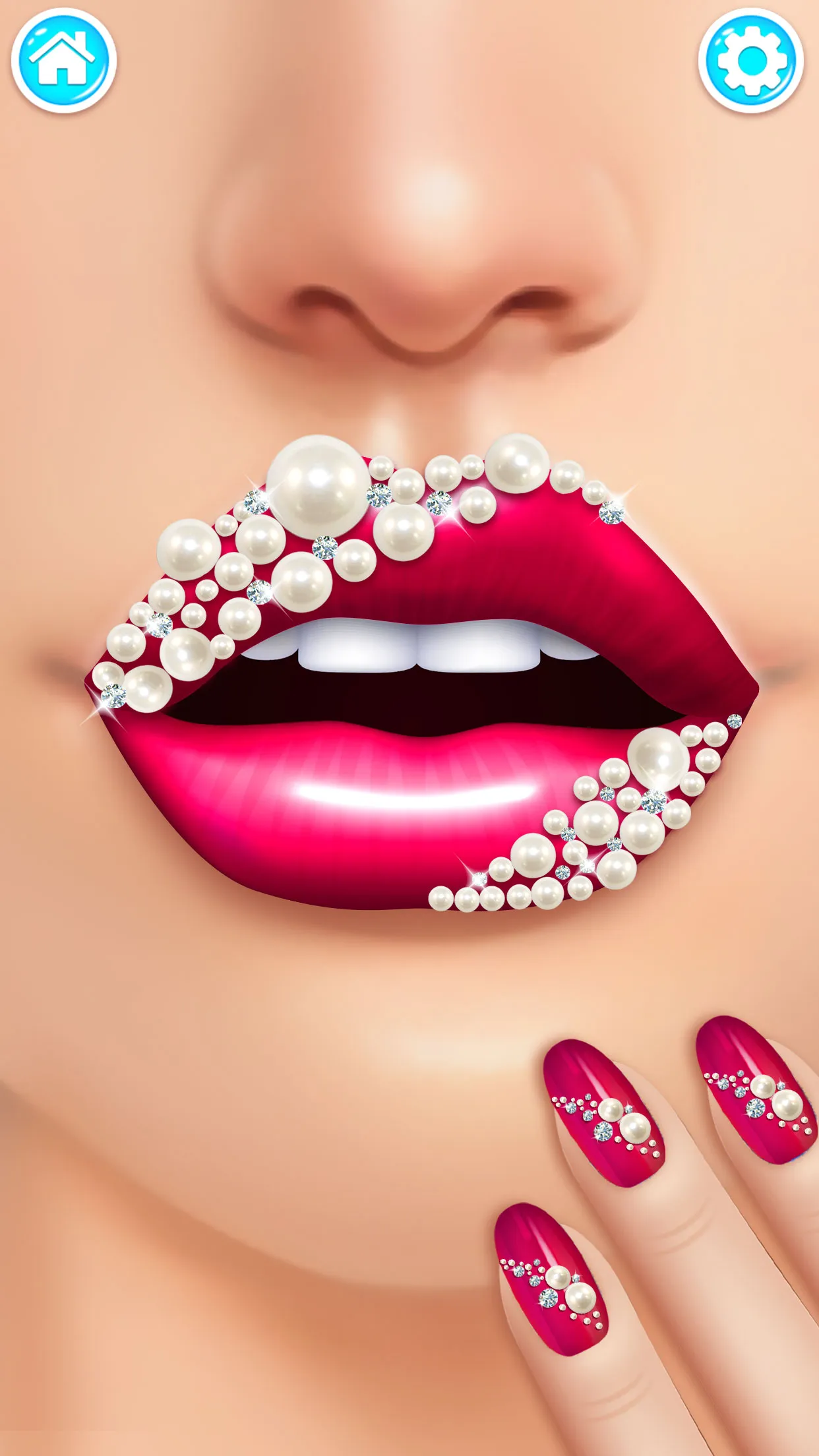 Lip Art Salon: DIY Makeup Game | Indus Appstore | Screenshot