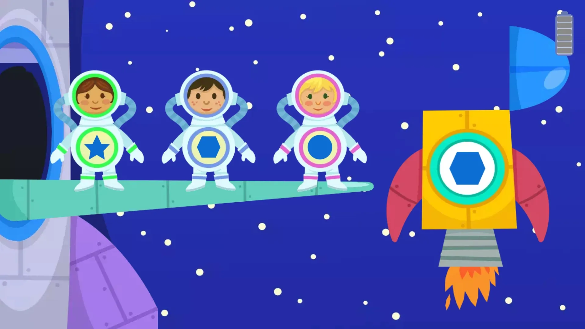 Kiddos in Space - Kids Games | Indus Appstore | Screenshot