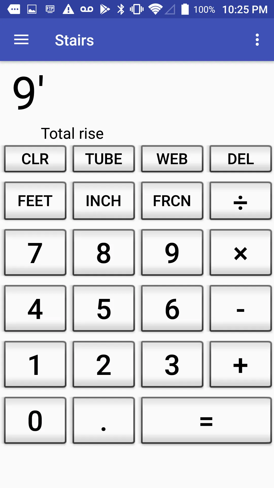 Feet and inch construction cal | Indus Appstore | Screenshot