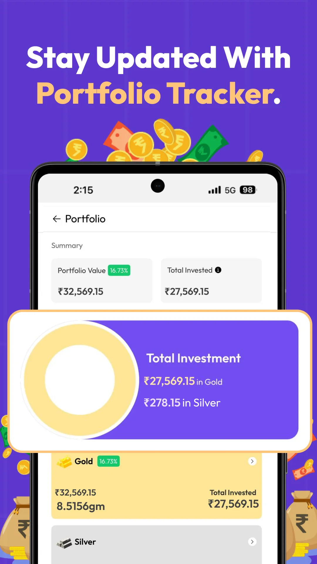 Aura - India's Gold Saving App | Indus Appstore | Screenshot