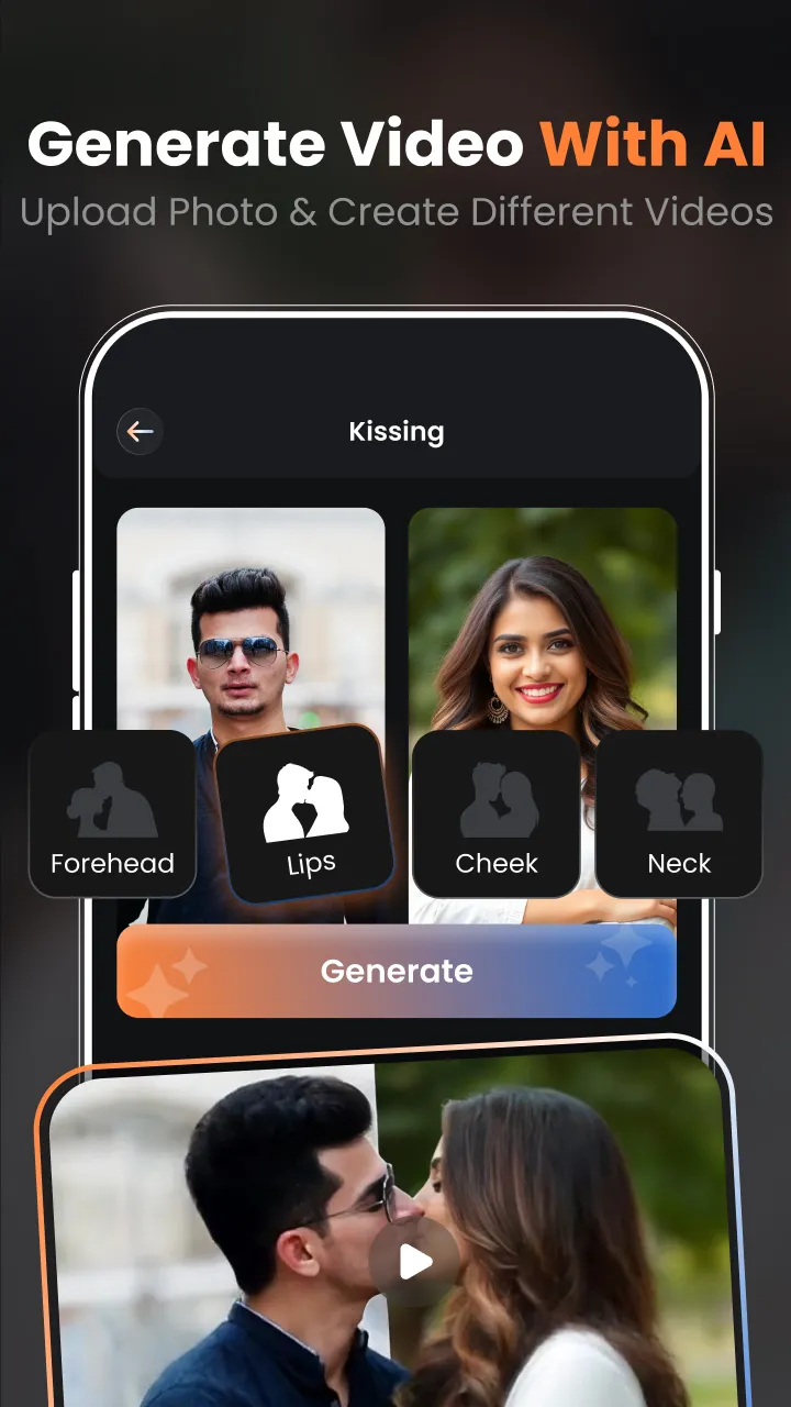 AI Kissing Video Generator | Indus Appstore | Screenshot
