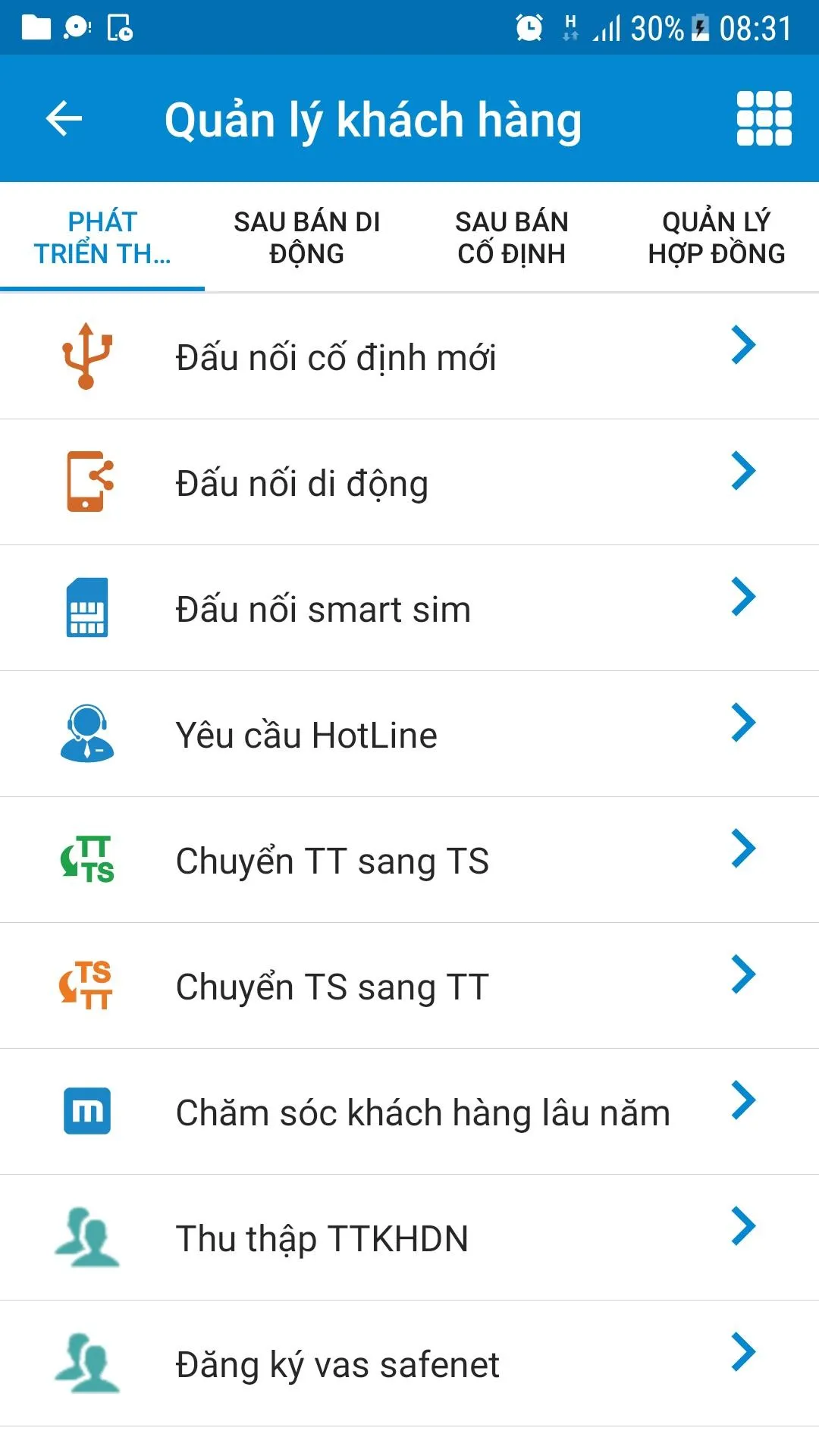 mBCCS 2.0 - Viettel Telecom | Indus Appstore | Screenshot