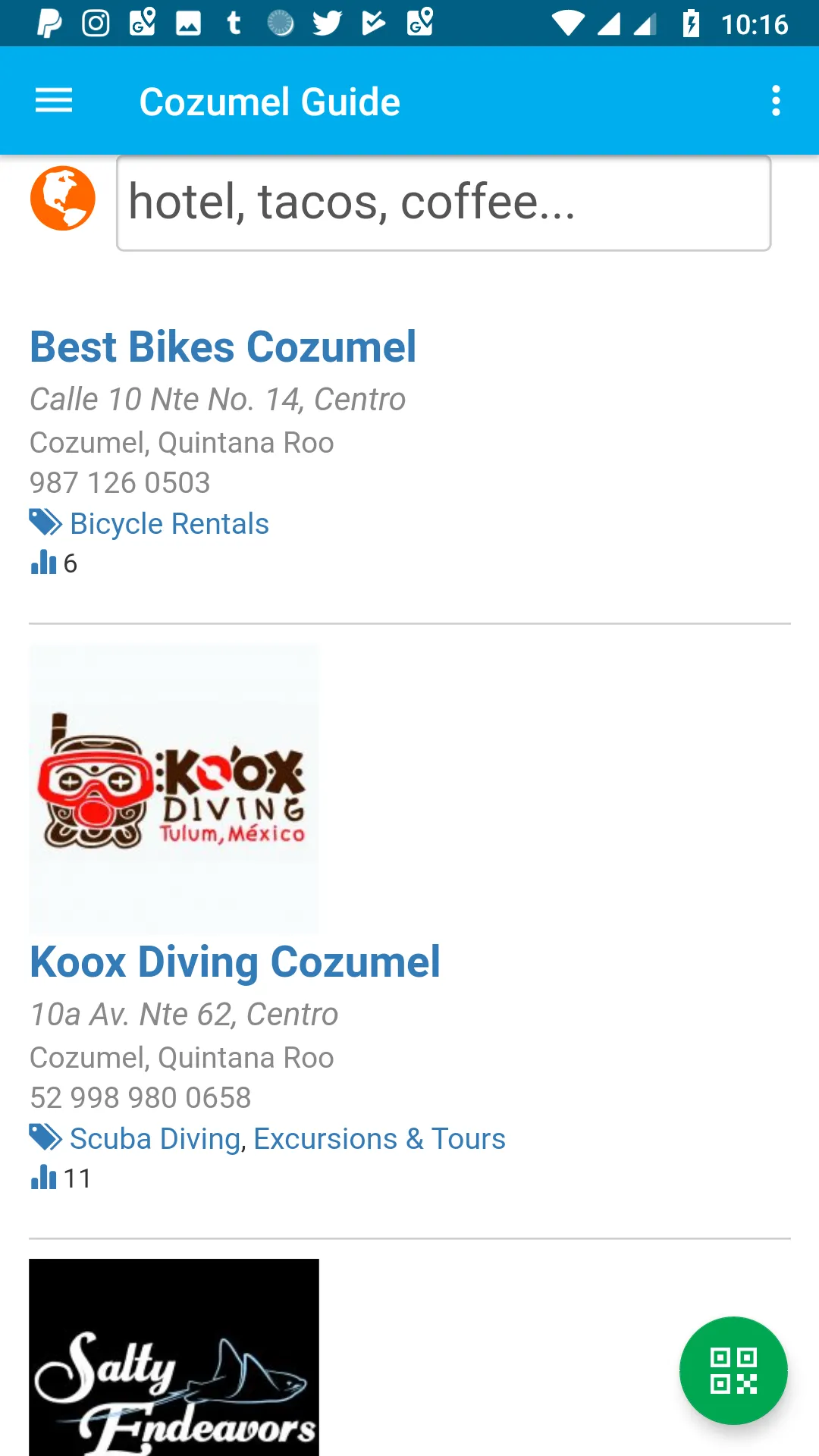 Cozumel Guide | Indus Appstore | Screenshot