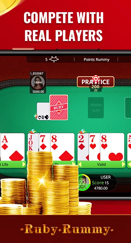 Ruby Rummy | Indus Appstore | Screenshot