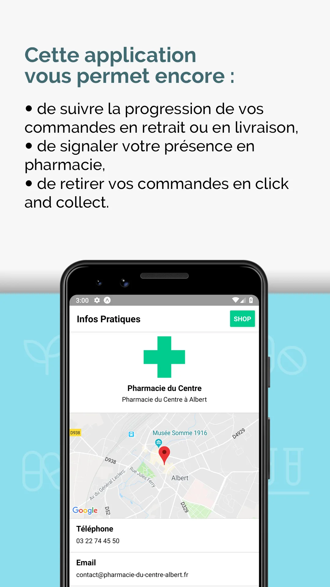 Pharmacie du Centre Albert | Indus Appstore | Screenshot