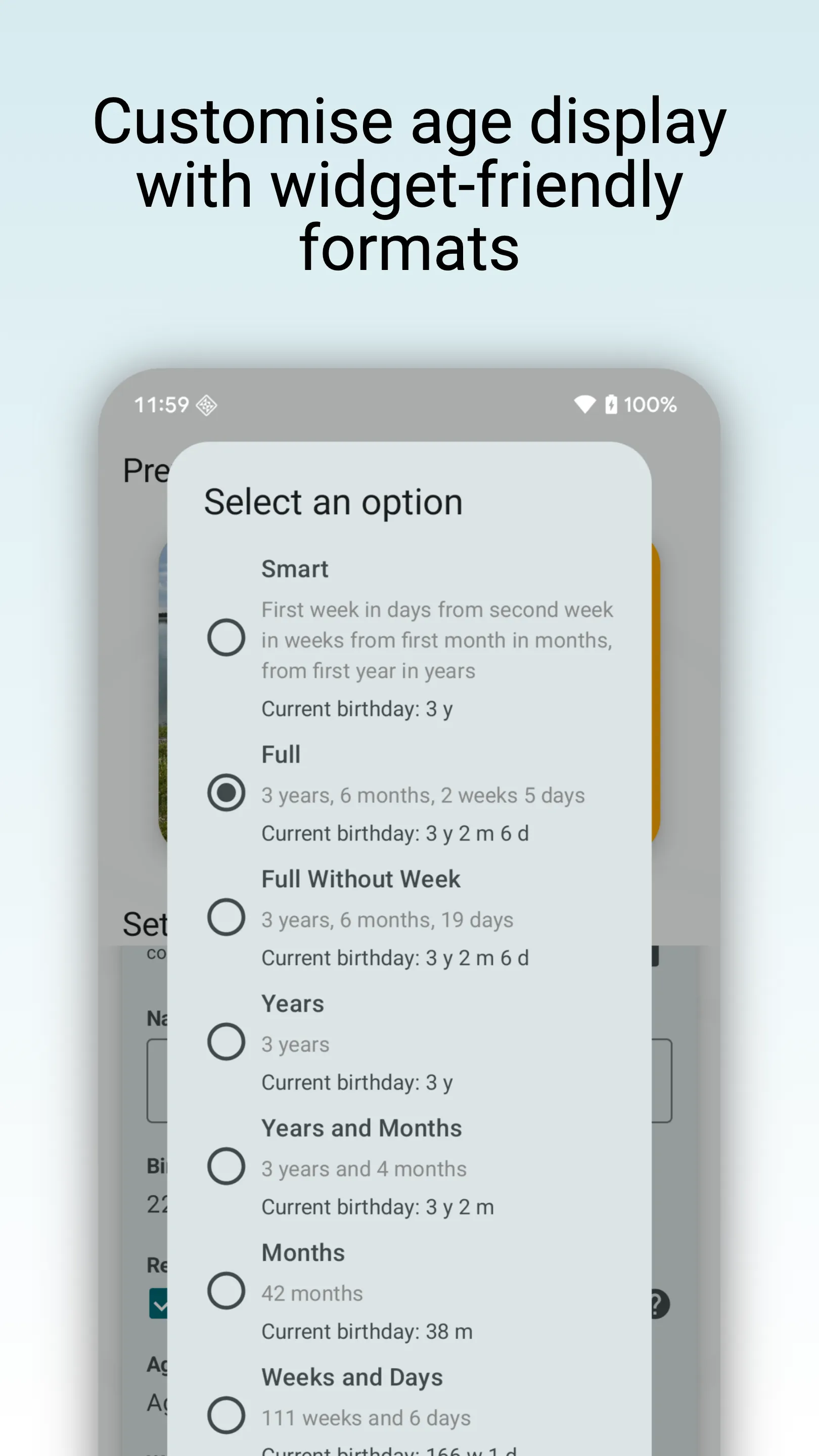 Age Widget | Indus Appstore | Screenshot