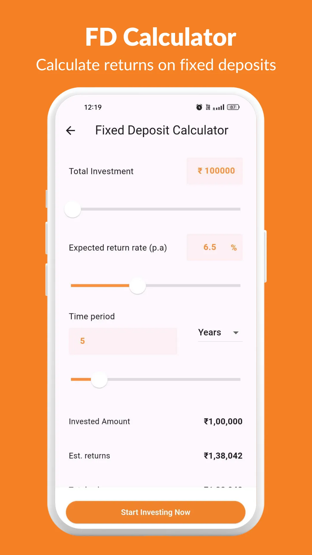 Financial Calculator: SIP, EMI | Indus Appstore | Screenshot