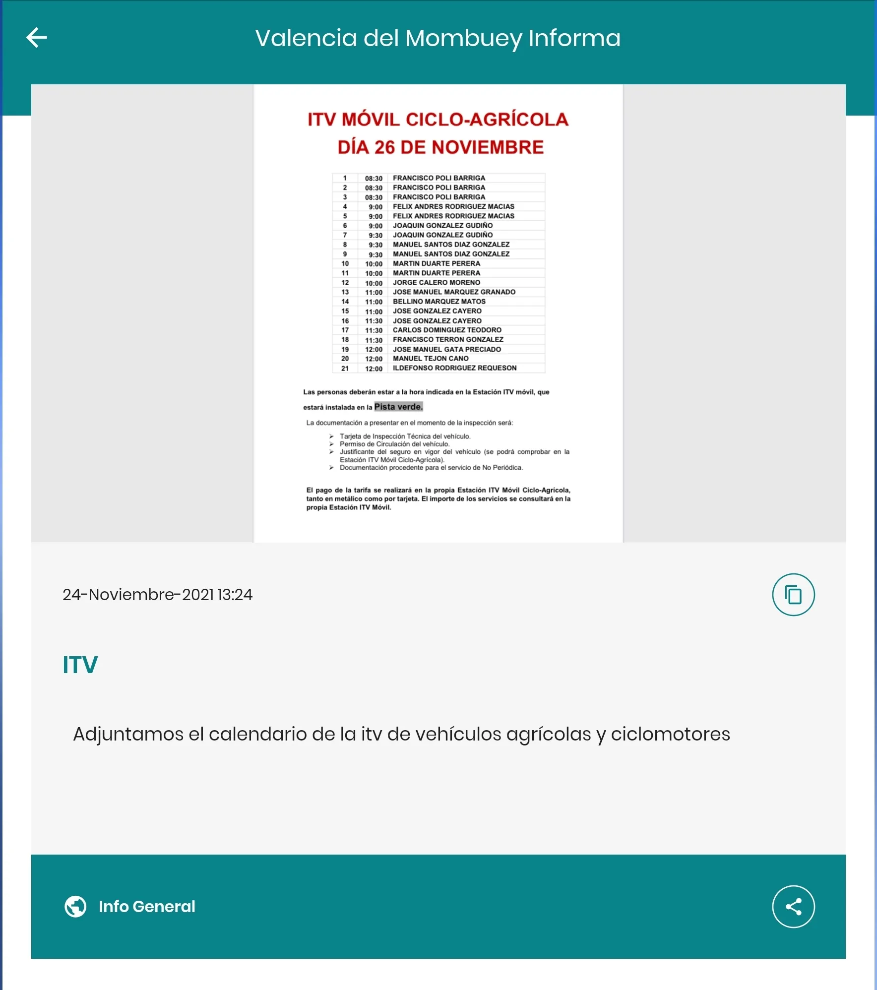 Valencia del Mombuey Informa | Indus Appstore | Screenshot