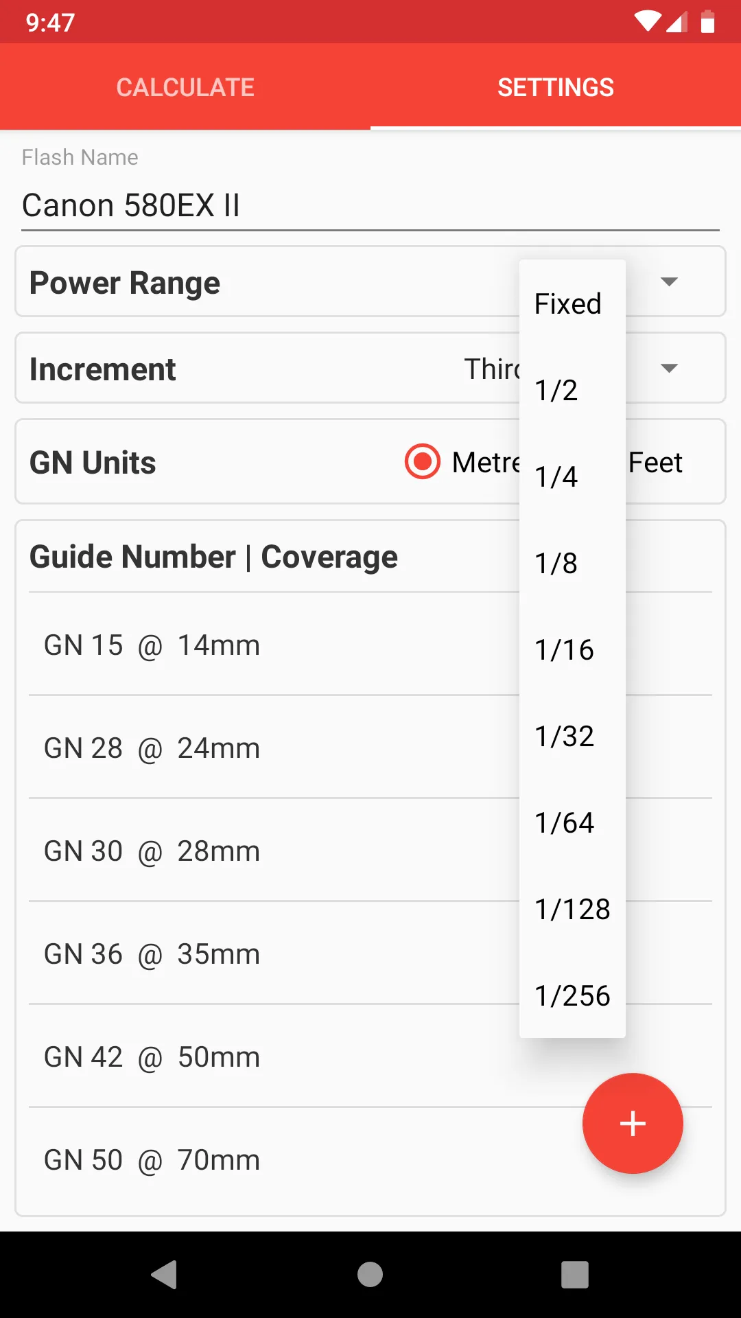 Manual Flash Calculator | Indus Appstore | Screenshot