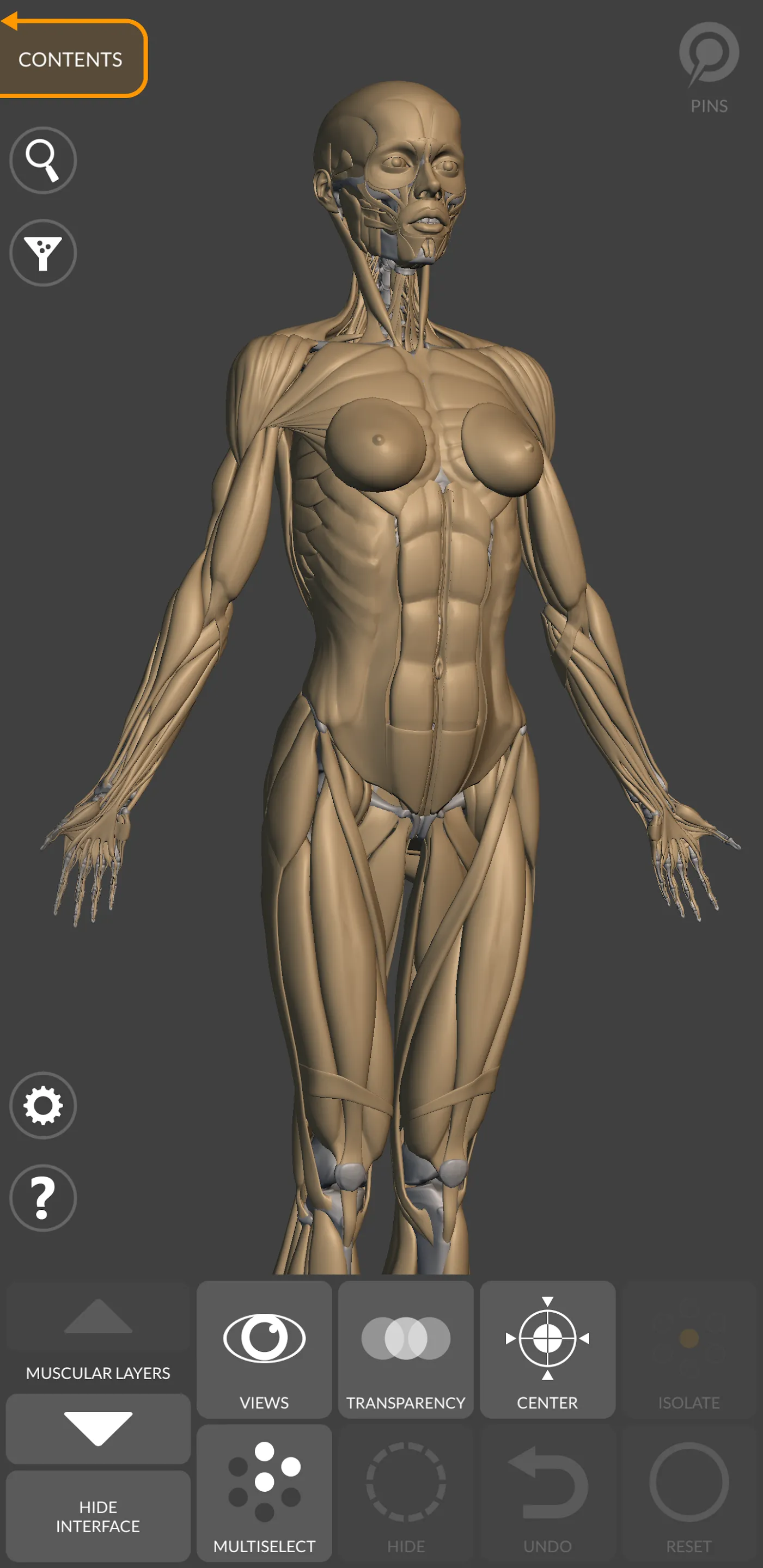 3D Anatomy for the Artist | Indus Appstore | Screenshot