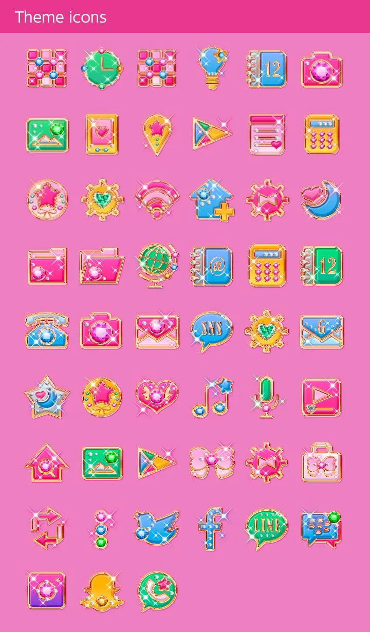 Princess Icons Theme +HOME | Indus Appstore | Screenshot