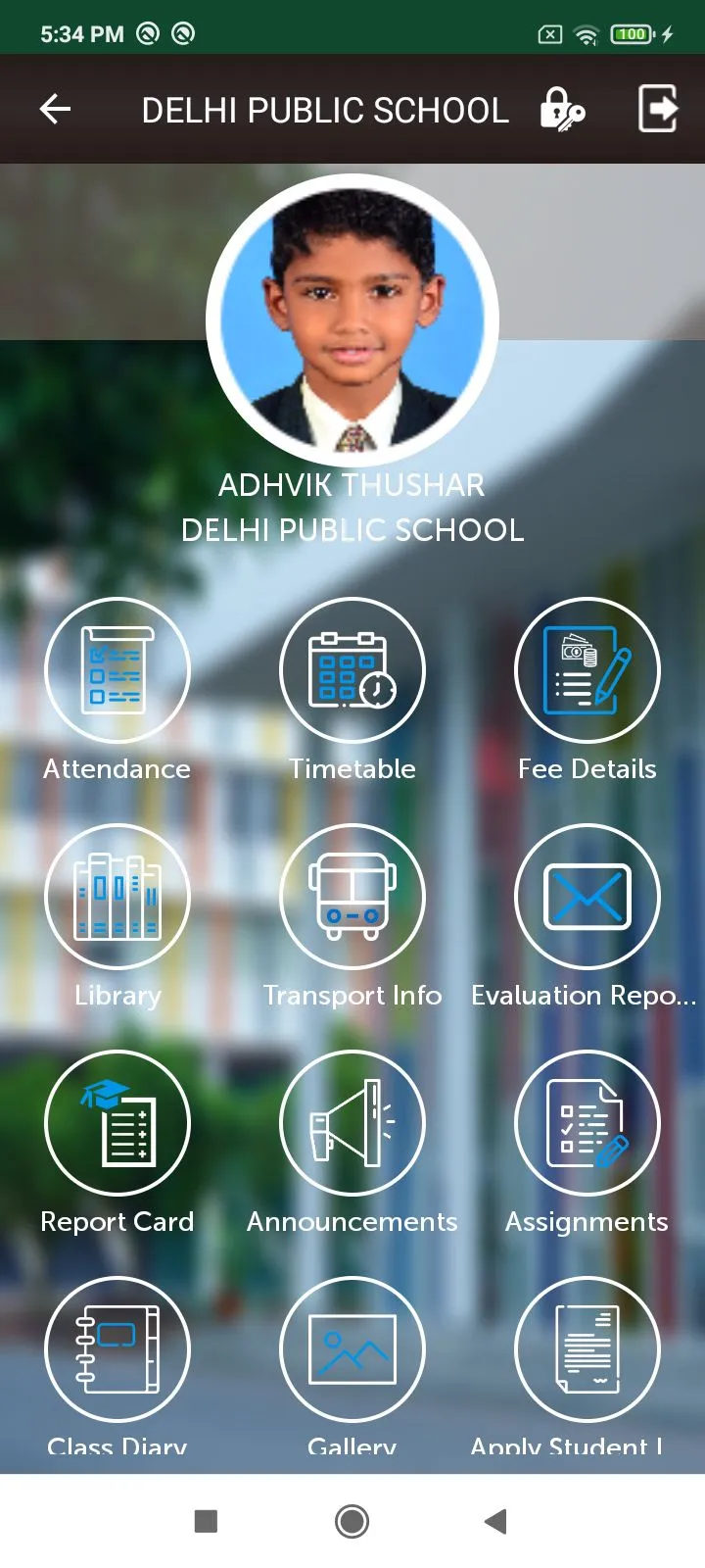 Delhi Public School Kollam | Indus Appstore | Screenshot
