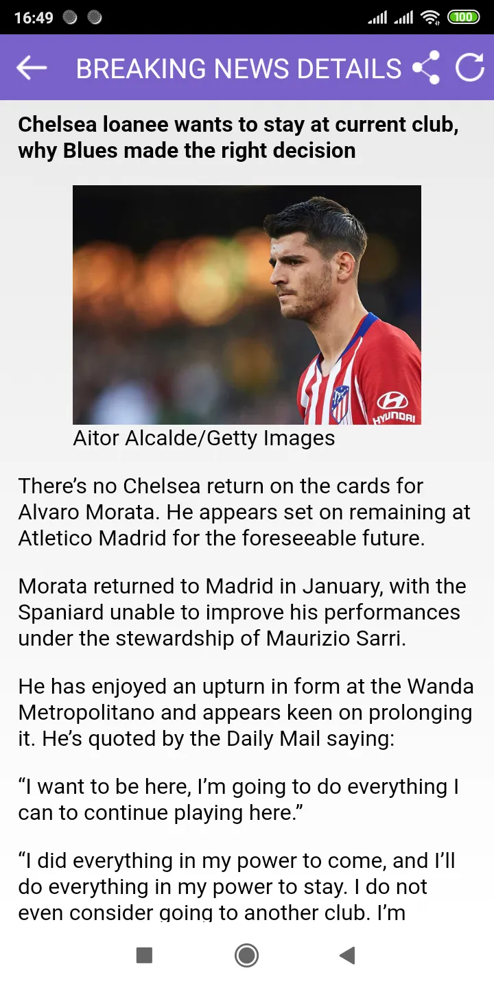 Transfer News for Chelsea | Indus Appstore | Screenshot