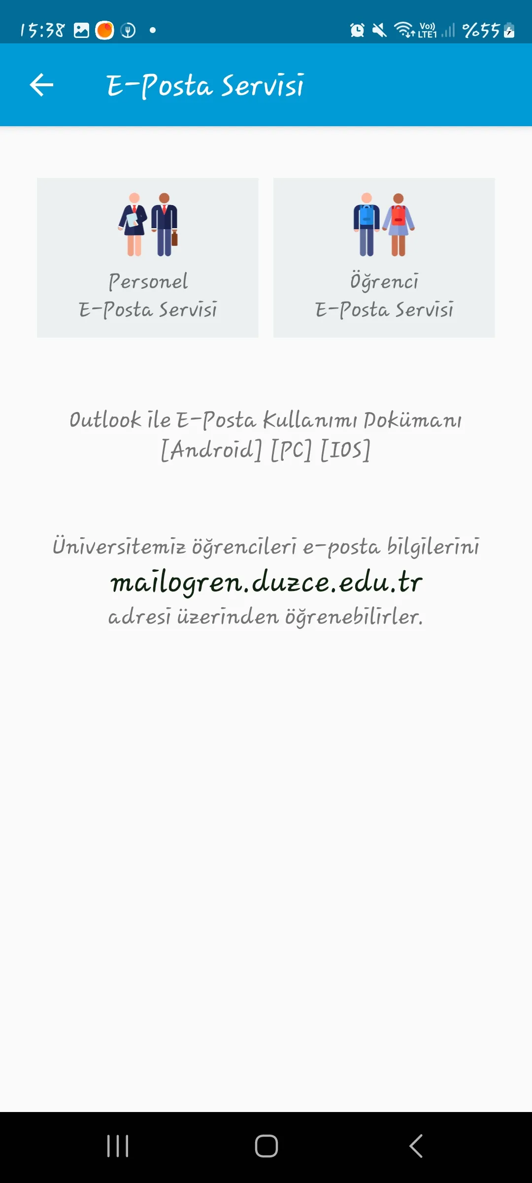 T.C. Düzce Üniversitesi | Indus Appstore | Screenshot