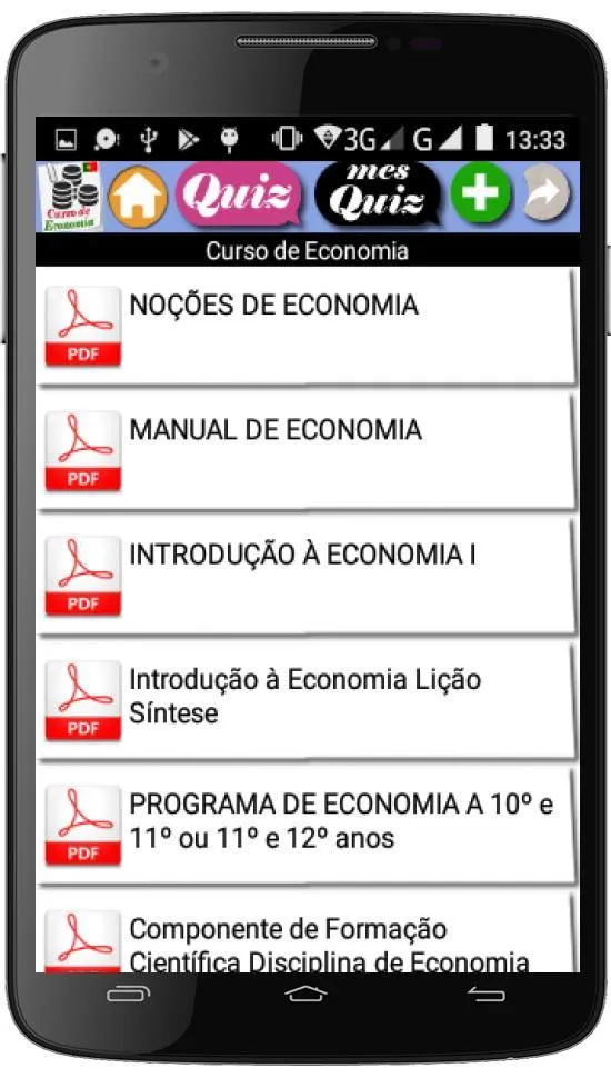 Curso de Economia (português) | Indus Appstore | Screenshot