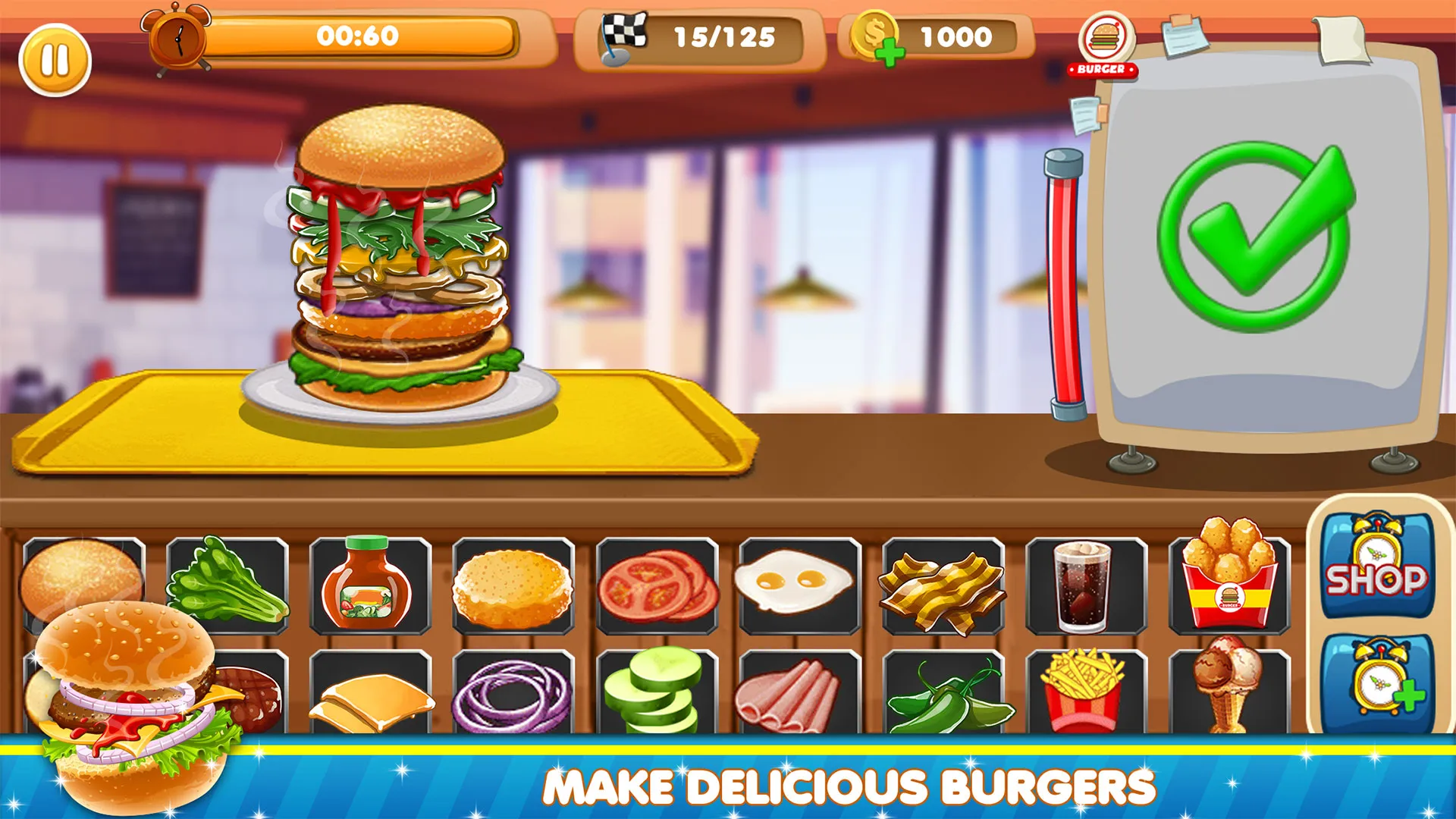 ASMR - Burger Making Shop | Indus Appstore | Screenshot