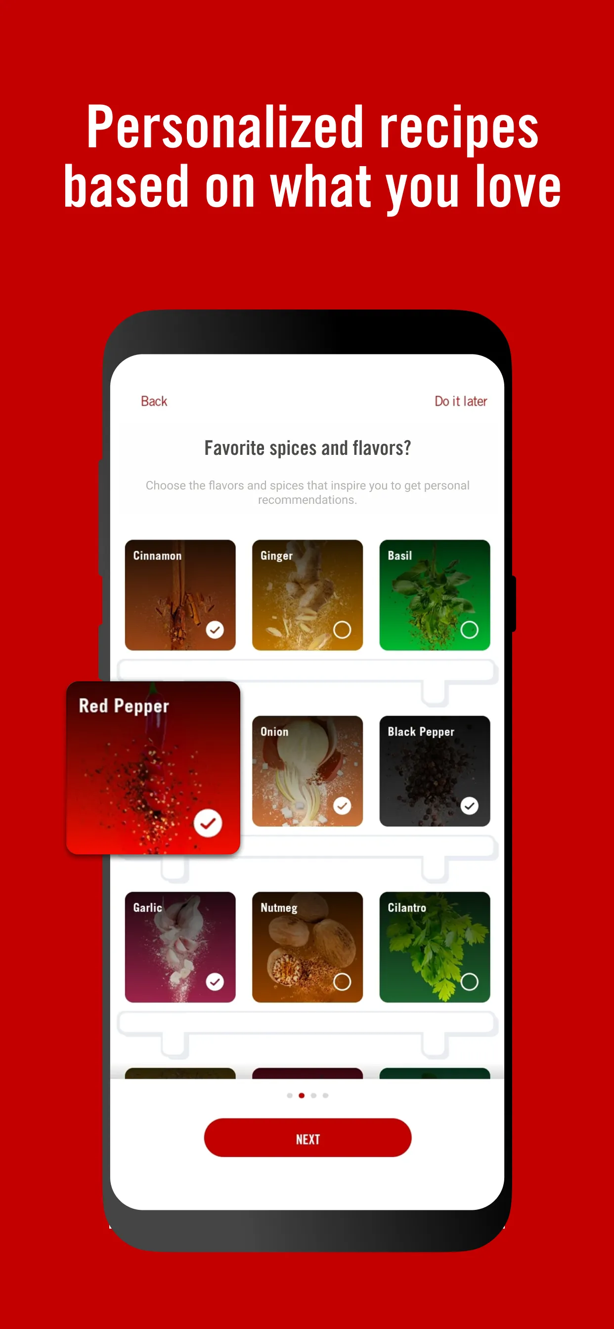 Flavor Maker by McCormick | Indus Appstore | Screenshot