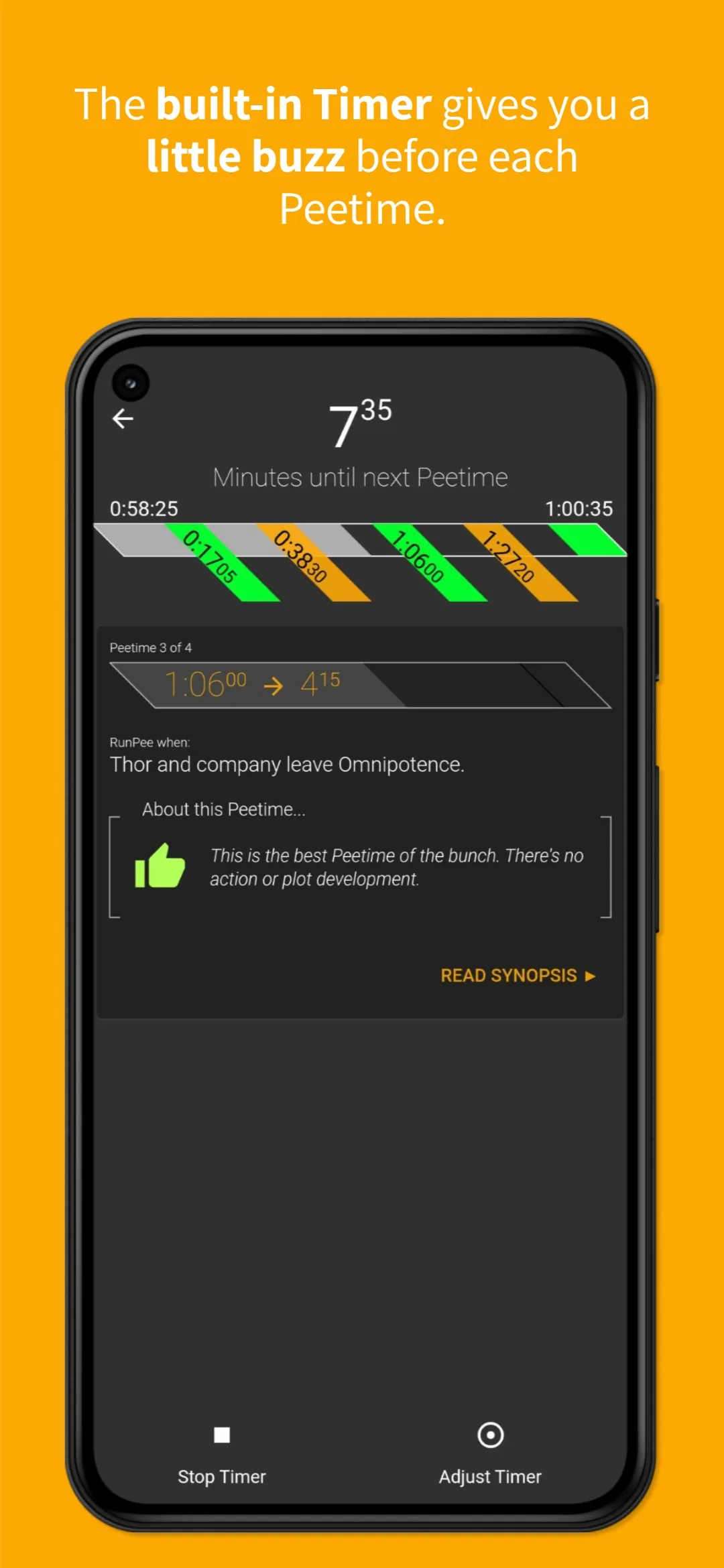RunPee. | Indus Appstore | Screenshot