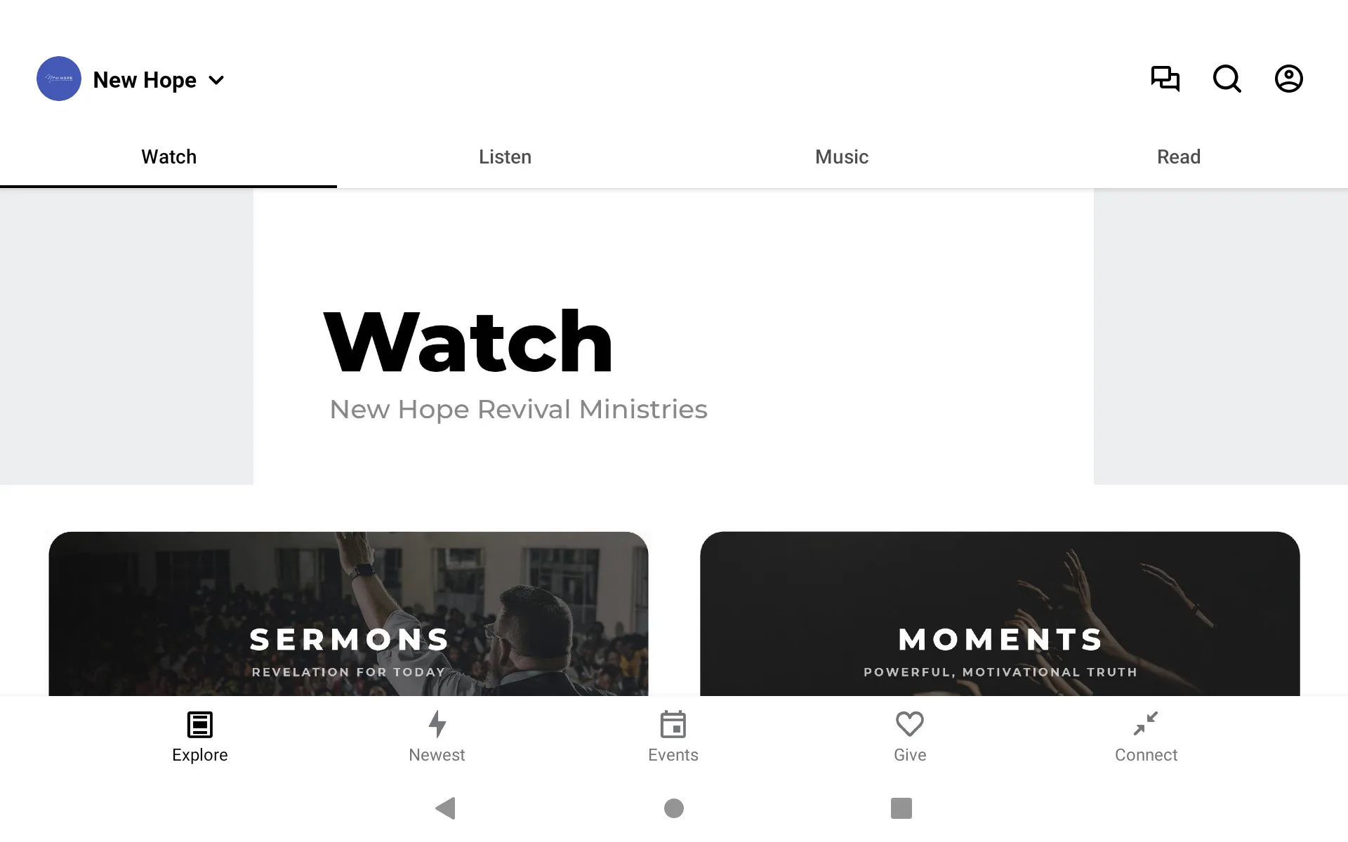New Hope Revival Ministries | Indus Appstore | Screenshot