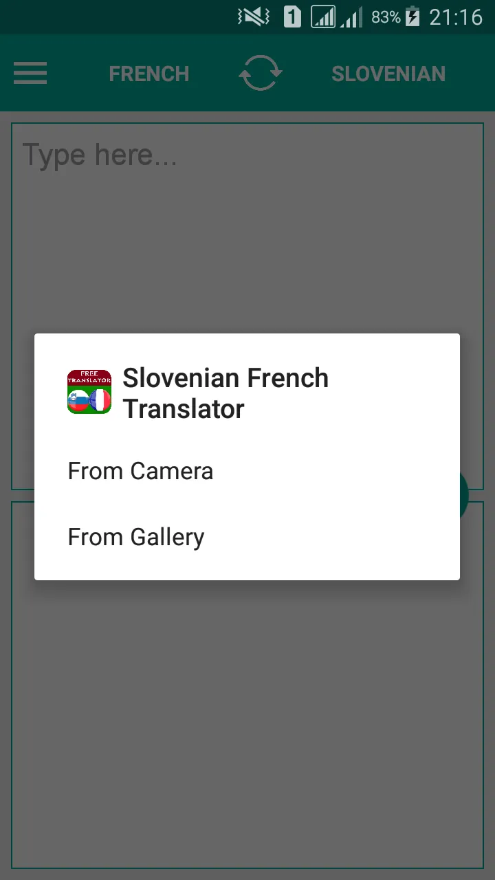 Slovenian French Translator | Indus Appstore | Screenshot